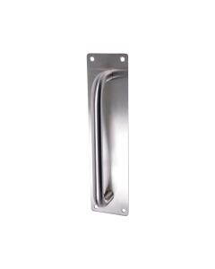Stainless Steel Pull Handle On Mounting Plate