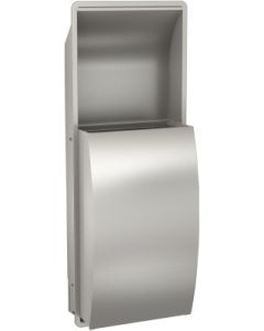 Stratos Recessed Wall Mounted Waste Bin