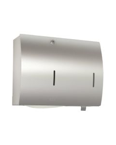 KWC DVS Stratos Paper Towel and Soap Dispenser Combination for Wall Mounting