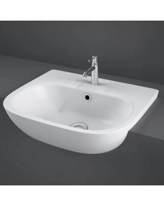 RAK-Tonique 52cm Semi Recessed Basin 