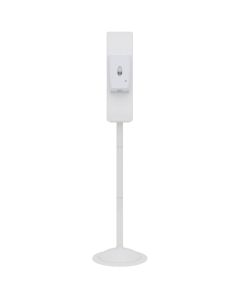 White ABS Plastic Hand Sanitiser Dispenser Stand | Commercial Washrooms