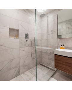On The Level Linear Wet Room Drainage Kit with Channel Grating
