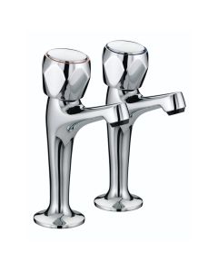 Bristan Club Budget High Neck Pillar Taps 