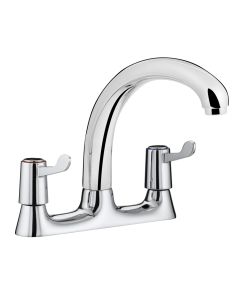 Bristan Bridge Deck Mounted Mixer Tap with 3ÃƒÆ’Ã†â€™Ãƒâ€šÃ‚Â¢ÃƒÆ’Ã‚Â¢ÃƒÂ¢Ã¢â€šÂ¬Ã…Â¡Ãƒâ€šÃ‚Â¬ÃƒÆ’Ã¢â‚¬Å¡Ãƒâ€šÃ‚Â (76mm) Levers
