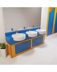 Story Time Vanity Unit for Schools (Semi Recessed Style)