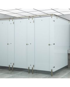 Eclipse Sheer Glass Toilet Cubicles Range