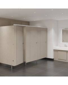 Tranquility Flush Fronted SGL Toilet Cubicles
