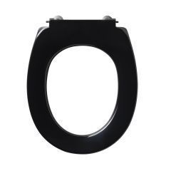 Black Toilet Seat, No Cover, for Armitage Shanks Contour 21 305mm High Toilet Pan