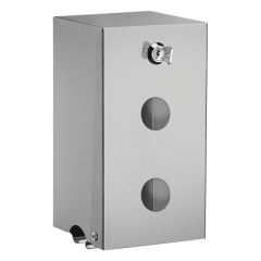Delabie Dual Stainless Steel Toilet Roll Dispenser - Polished