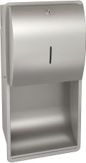KWC DVS Stratos Recessed Wall Mounted Paper Towel Dispenser Stainless Steel