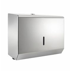 C-Fold / Multi-Fold Small Stainless Steel Hand Towel Dispenser