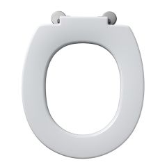 White Toilet Seat, No Cover for Armitage Shanks Contour 21 Toilet Pan