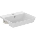 Armitage Shanks Edit L 50cm Semi- Countertop Wash Basin, One Taphole | Commercial Washrooms