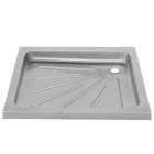 KWC DVS Stainless Steel Shower Tray For Inset Mounting (900 x 900mm) and Grated Waste