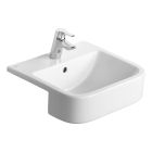 Ideal Standard Concept 50cm Semi-Countertop Washbasin with Taphole and Overflow | Commercial Washrooms