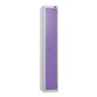 Single Door Metal Locker - Purple Door
