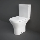 RAK-Resort Maxi Close Coupled Full Access Open Back WC Pan | Wrap Over Seat | Commercial Washrooms