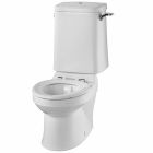 Twyford Sola School Close Coupled Rimless Toilet Pan (350mm high)