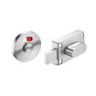 Oval Turn Indicator Bolt Cubicle Lock - Inward or Outward Opening 