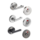 Pilaster Mounted Lever Arm Toilet Cubicle Lock 