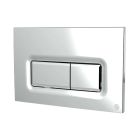 Reef Dualflush Push Plate - Chrome | Dudley