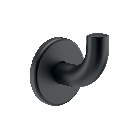 Matte black stainless steel coat hook | Delabie