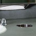 Bobrick Stainless Steel Counter Mounted Circular Waste Chute