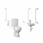 Armitage Shanks Monaco2 Close Coupled Doc M Pack with White Rails | Armitage Shanks