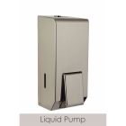 Brushed Steel Refillable Soap Dispenser 900ml