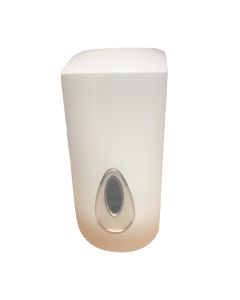 Fitzroy Of London Bulk Fill Plastic Soap Dispenser, White With Clear Level Indicator