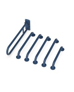 Fitzroy Of London Grab Rail Only Doc M Toilet Pack with Concealed Fixings - Dark Blue | Commercial Washrooms