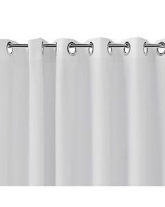 NymaCARE Weighted Polyester Shower Curtain, 1800mmX2000mm, White | Commercial Washrooms