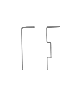 25" Stainless Steel Belfast Sink Legs & Brackets (x2) 