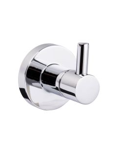 NymasSTYLE Polished Chrome Single Coat Hook | Commercial Washrooms