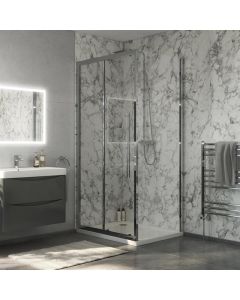 Swan Walton Sliding 6mm Glass Shower Door