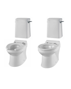 Twyford Sola Rimless Close-Coupled School Toilet Pack