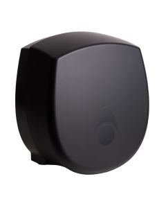 Myriad Small Jumbo Toilet Roll Dispenser, Plastic, Recycled, Black Myriad | Commercial Washrooms