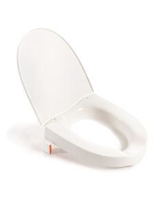 My-Loo 6cm Raised Toilet Seat with Brackets - With Lid | Etac