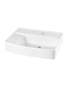 KWC DVS Single User Miranit Wash Trough Sink with Tap Ledge