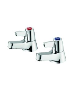 Armitage Shanks Sandringham 21 Pair of Chrome Bath Pillar Taps | Commercial Washrooms