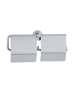 Bobrick Surface Mounted Double Hooded Toilet Roll Dispenser