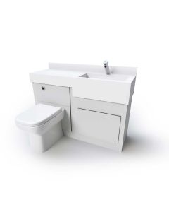 Vanity Unit and IPS Combination Unit with Wash Trough Basin