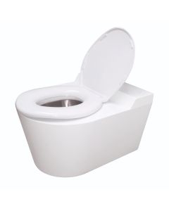 Pland White Stainless Steel Bariatric Toilet URV132