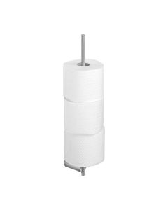 Dolphin Spare Toilet Roll Holder, Brushed Stainless Steel