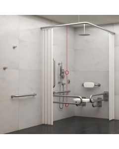 Dolphin Doc M Concealed Shower Set - Stainless Steel