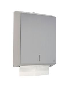 Dolphin Satin Stainless Steel Maxi Paper Towel Dispenser | Dolphin