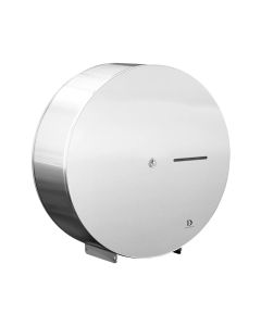 Satin Stainless Steel Jumbo Roll Toilet Tissue Dispenser | Dolphin
