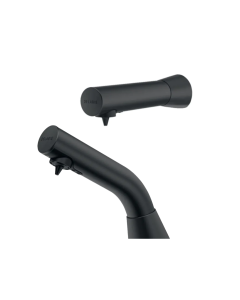 Delabie BINOPTIC Matte Black Stainless Steel Deck or Wall Mounted Electronic Soap Dispenser | Delabie