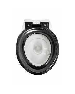 Black Heavy Duty Anti-Vandal Toilet Seat