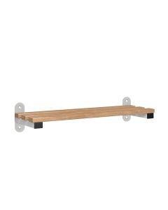 1000mm Wall Mounted Changing Room Bench Seat with Wooden Beech Slats